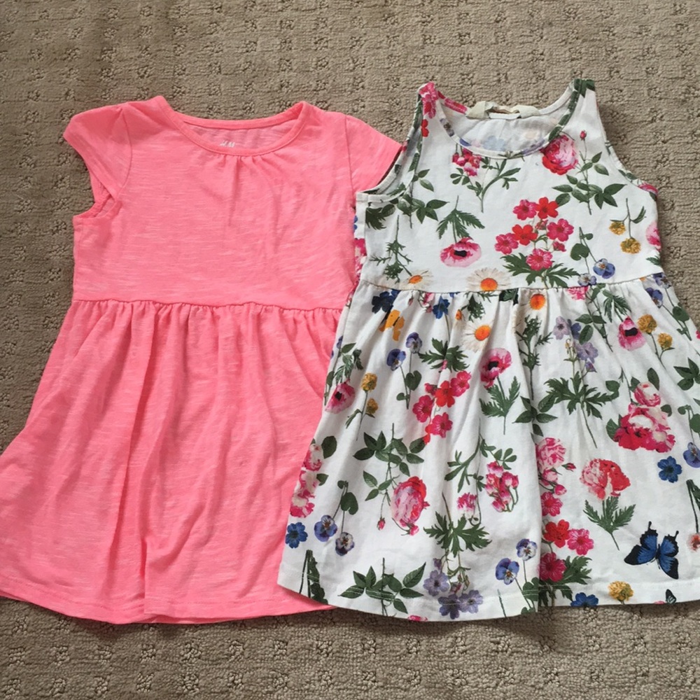 Two (2) H&M Toddler Dresses - Size 1 1/2-2Y